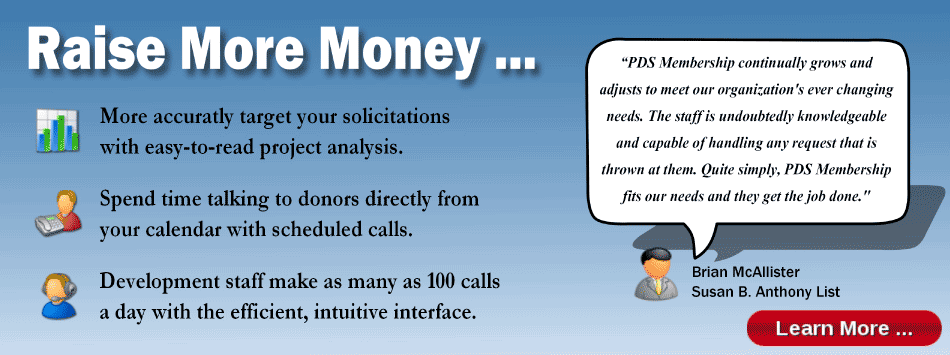 Raise more money through expert data analysis and efficient fundraising systems. Raise more money through expert data analysis and efficient fundraising systems.